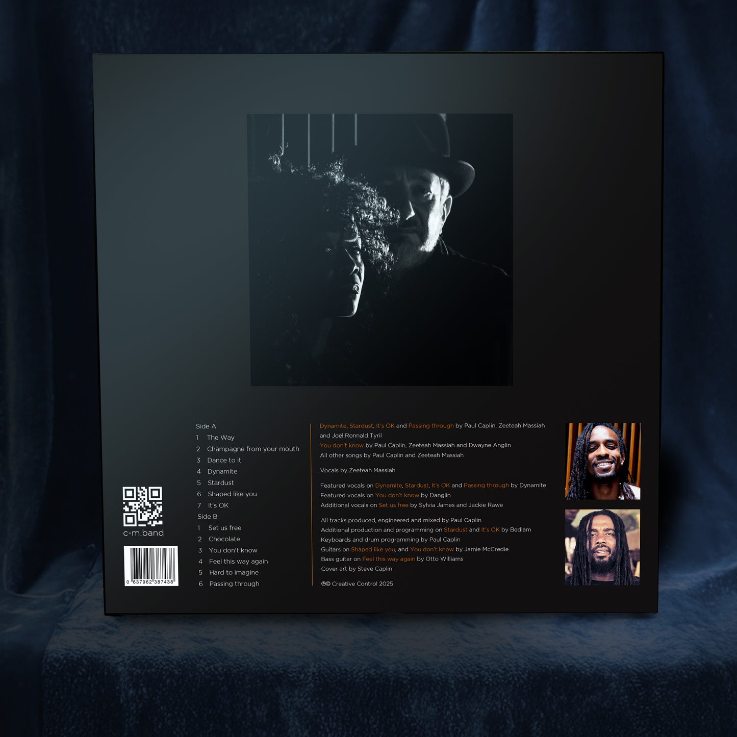Chemistry vinyl album — translucent LP in gatefold sleeve