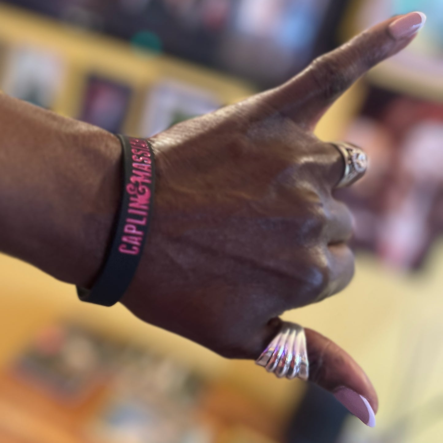 Caplin & Massiah silicone wristband