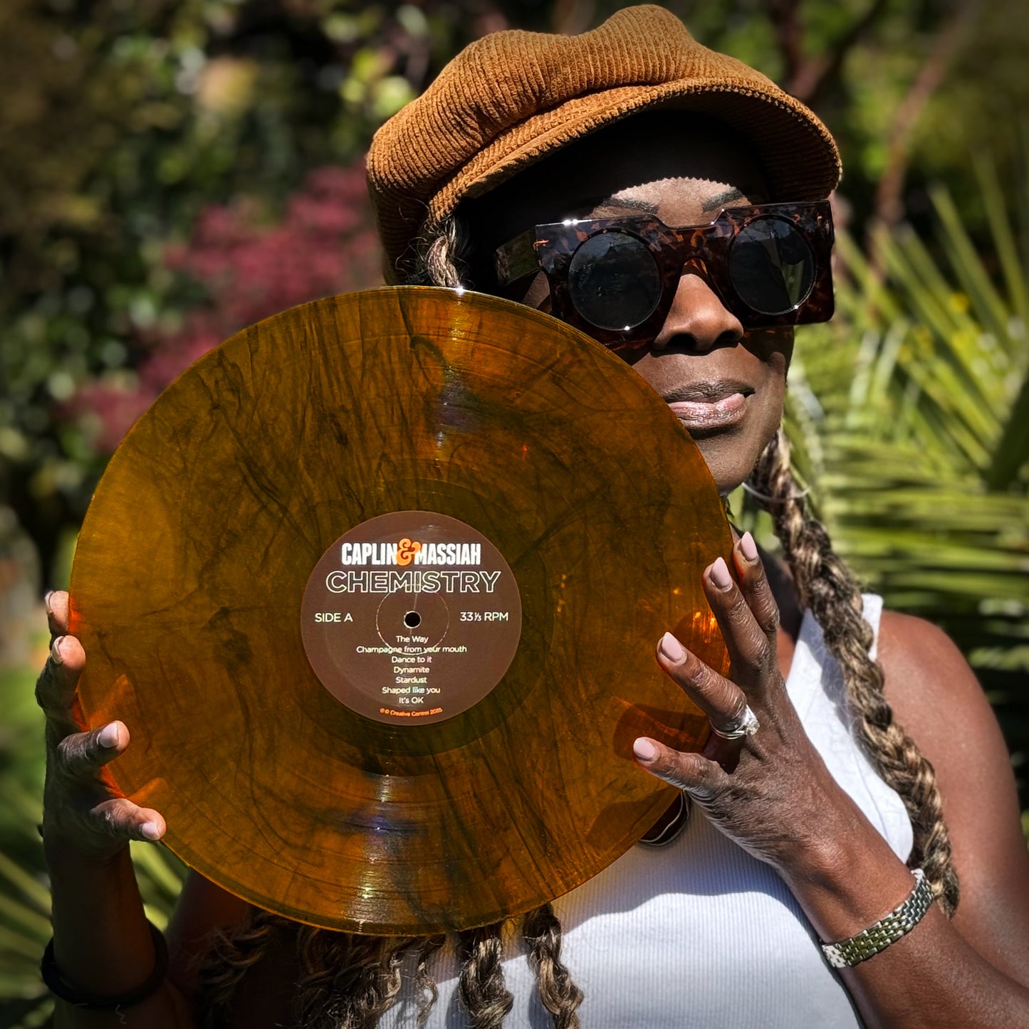Chemistry vinyl album — translucent LP in gatefold sleeve